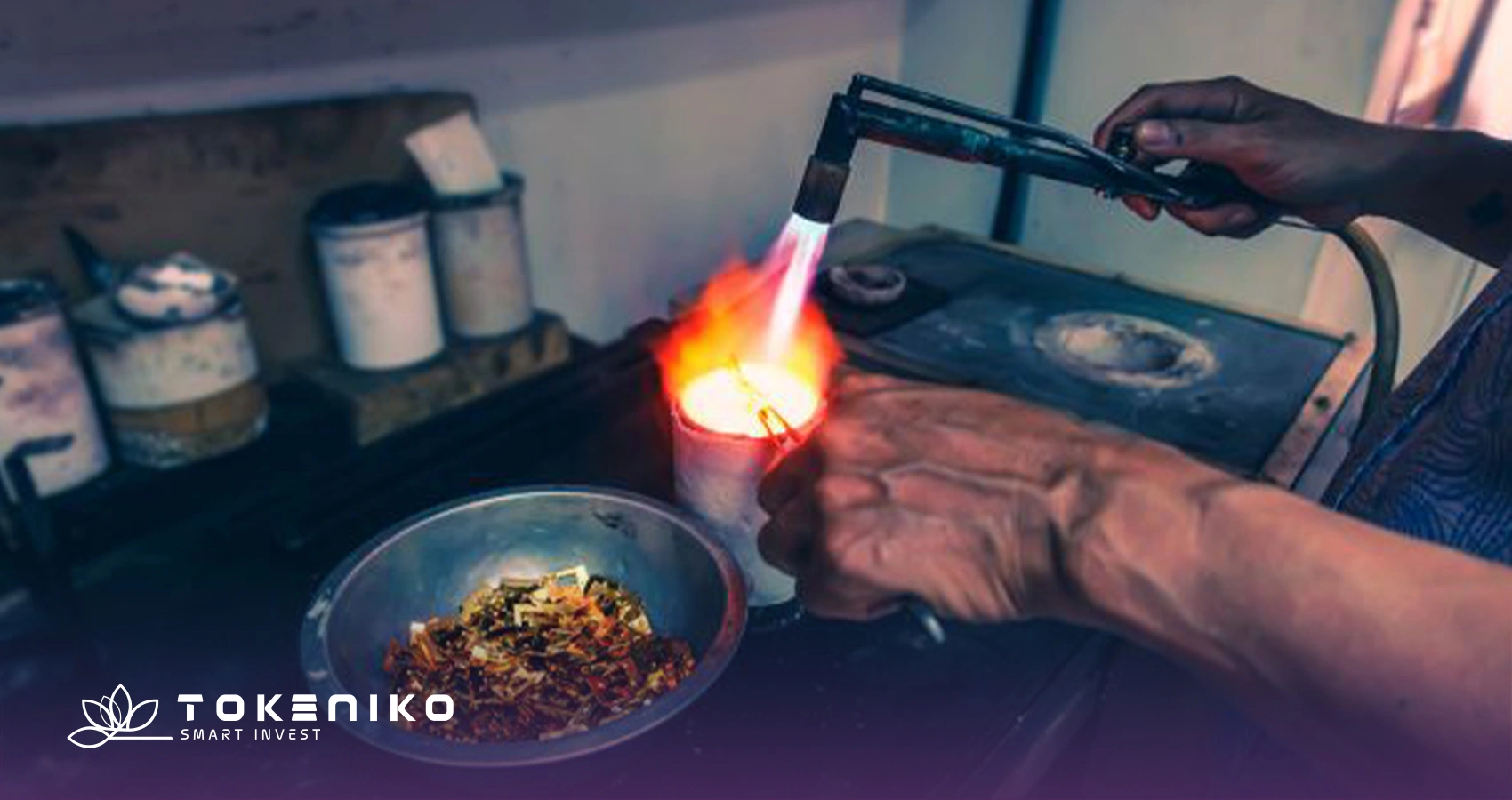 وسایل موردنیاز برای ذوب طلا