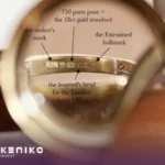 اعداد حک شده روی طلا