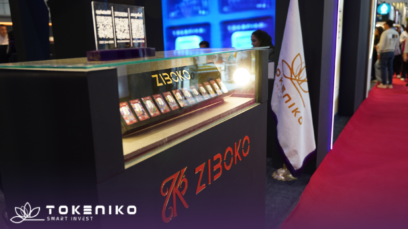 شمش نقره 1 اونسی زیبوکو در نمایشگاه طلا