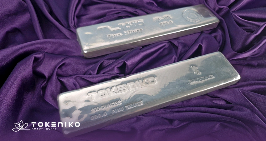 اولین شمش نقره 100 اونسی در ایران