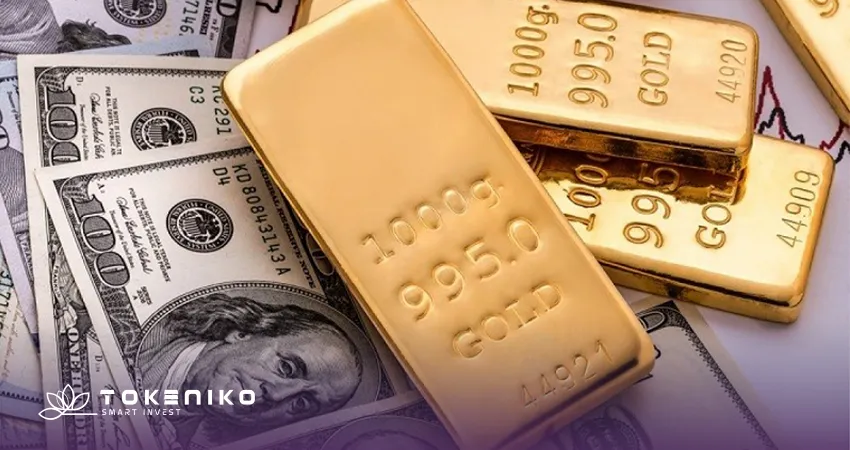 اثر دلار روی طلا