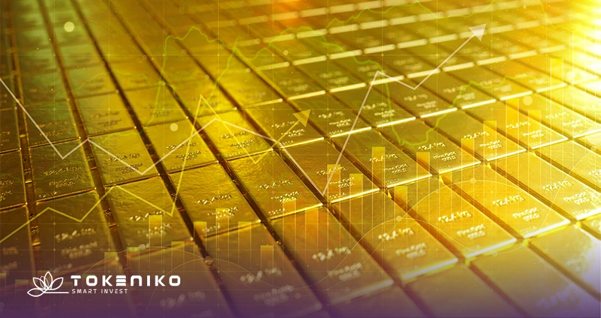 ذخیره شمش طلا در بانک